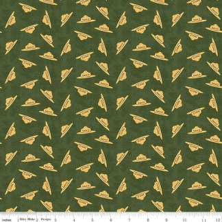 Friends of Smokey Bear Hat Toss Forest Cotton Fabric