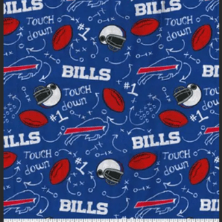 Buffalo Bills Touch Down 45" Wide Cotton Fabric