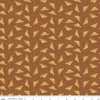 Friends of Smokey Bear Hat Toss Sienna Cotton Fabric