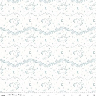 Twinkle Little Star Counting Sheep Cloud Cotton Fabric