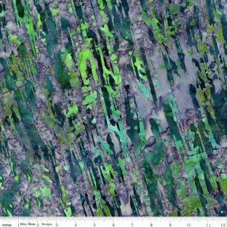 Batiks Lets Play Ball! Streaks Peridot Fern Cotton Fabric