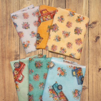 6 Fat Quarters - Assorted Heartland Fat Quarter Bundle