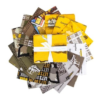 16 Fat Quarters - Caterpillar® 100 Years Fat Quarter Bundle
