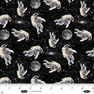 Space Cadet Astronauts Cotton Fabric