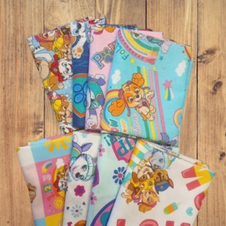 Assorted Skye, Everest, and Friends Paw Patrol Flat Fold Assortment 16 Yard Bund