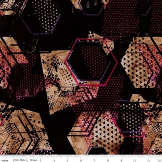 Expressions Batiks Let's Play Ball! Black Bean Cotton Fabric