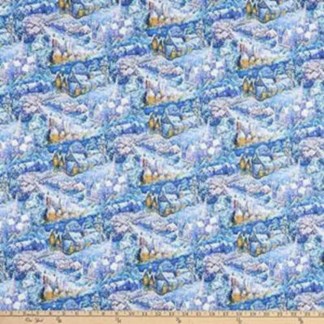 Polar Journey Village Cotton Fabric by the Bolt - 12 Yards