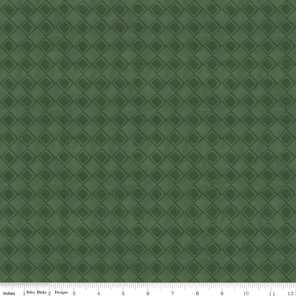 Come Let Us Adore Him Tonal Green Cotton Fabric