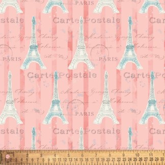 ICONIC PARIS - 1 YD PRECUTS Cotton Fabric