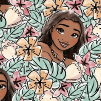 Disney Princess Moana Island Vibe Fleece Fabric
