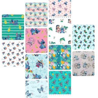 Assorted Lilo Stitch Fabric - 1 lb Scrap Bundle