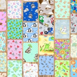 A.E. Nathan Flannel Flat Fold Assortment 10, 25, 30, or 40 Yards