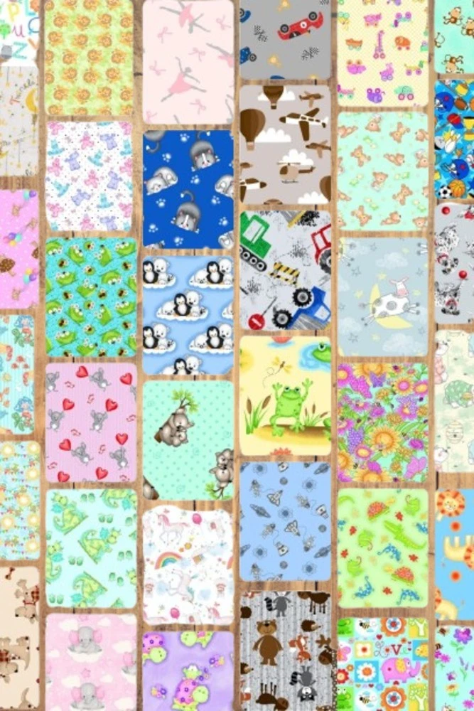 A.E. Nathan Flannel Flat Fold Assortment 10, 25, 30, or 40 Yards