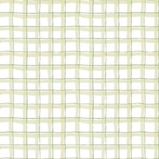 Intriguing Mushrooms Plaid Cotton Fabric