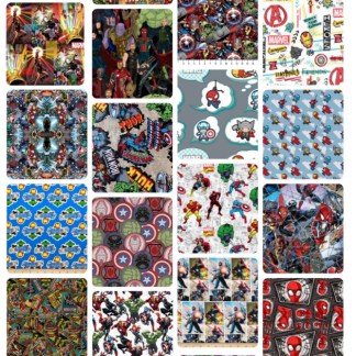 10 Fat Quarters - Assorted Avengers Fat Quarter Bundle