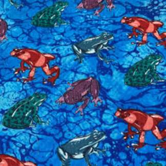 Tree Frogs Cotton Fabric