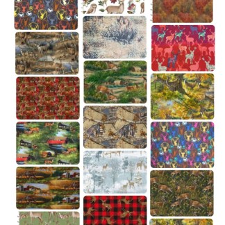 10 Fat Quarters - Assorted Deer Fat Quarter Bundle