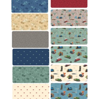 Assorted Thomas & Friends 80th Anniversary Cotton - 1/2 Yard Cuts - 15 Piece Bundle