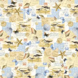 Beach Natural Cotton Fabric