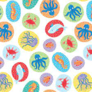 Wildlife Seas The Day Cotton Fabric