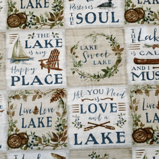 Lakeside Patch Cotton Fabric