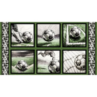Goalbound Cotton Panel Fabric