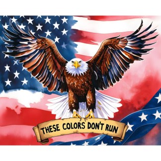 America 250 Years Colorful Eagle Panel - 35-1/2" x 44"