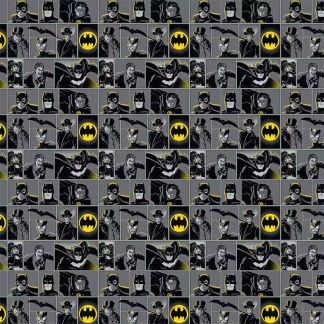 Batman Team-Up Block Cotton Fabric