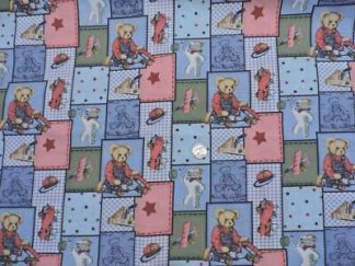 BJT And Friends Patch Teddy Bear Toys Cotton Fabric