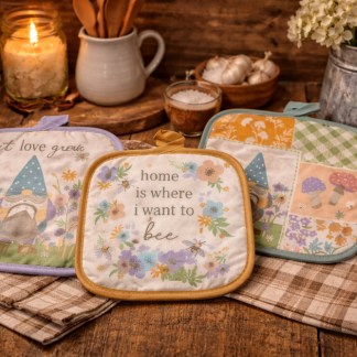 Spring Pot Holder Bundle - Set of 3 Pot Holders