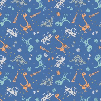 Dino Dreams Flannel Fabric