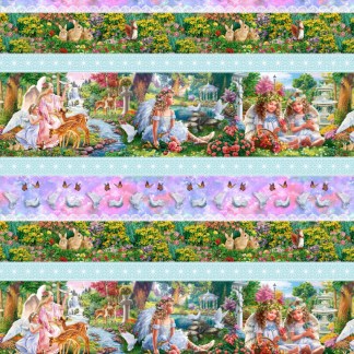 Angels Shelf Cotton Fabric