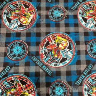 Captain Marvel Flannel Fabric