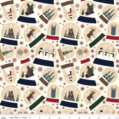 Christmas Let It Snow Flannel Fabric
