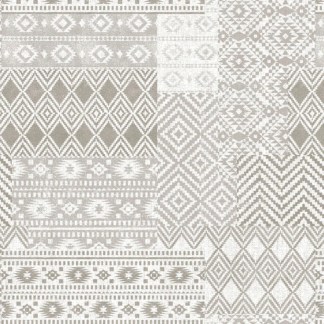 Southwestern Textured Geo Patchwork Flannel Fabric