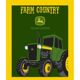 John Deere Farm Country 36" Panel Fabric
