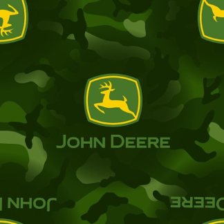 JD Camo Green Cotton Fabric