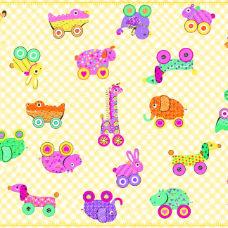 Single Layer Flannel Blanket - Baby Animal Toys Yellow Comfy Prints Flannel