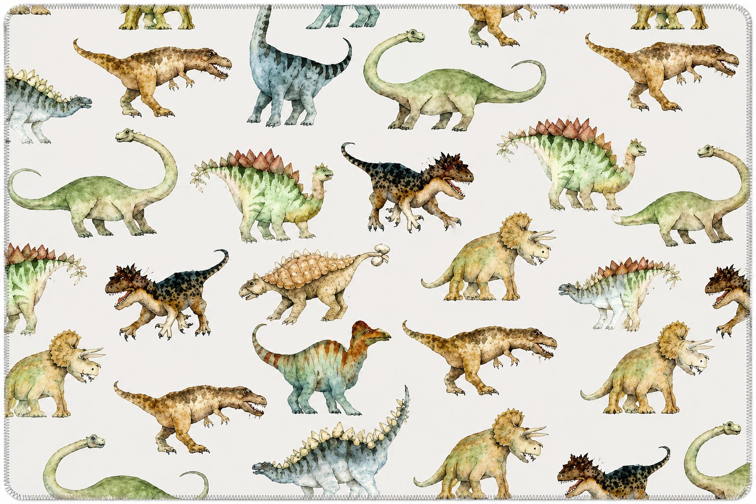 Single Layer Flannel Blanket - Dinosaurs Flannel